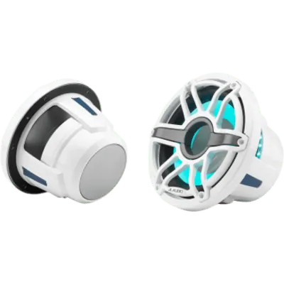 Subwoofer Náutico 10" / 250 W RMS / 4 Ω / Iluminación LED Transflective™ / Cono de Polipropileno Relleno de Mica / Deflector Infinito o Caja Sellada / Marino IPX7