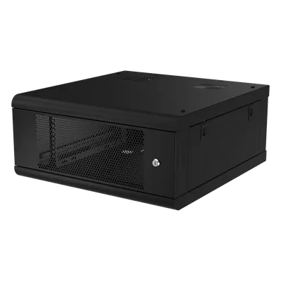 Gabinete de pared LINKEDPRO SR-1904-GN2P de 4U con puerta perforada