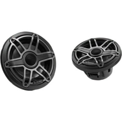 Par de Bocinas Náuticas JL Audio M6 / 6.5" / Coaxial / 75 W RMS / 89.5 dB / Rejilla Deportiva de Titanio / 4 Ω / 55 Hz-25 kHz