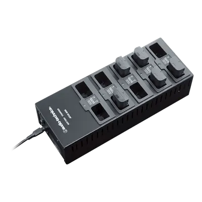 Estación de carga / 10 ranuras / Baterías Li-240 / Carga inteligente / 5.5 horas