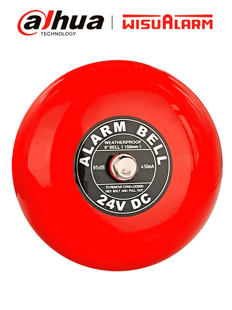 Campana de Alarma de Incendio DAHUA DHI-HY-C152 con Sonido Potente y Diseño Compacto