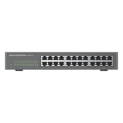 Switch Gigabit No Administrable / 24 Puertos 10/100/1000 Mbps / Capacidad 48 Gbps / Montaje en Rack