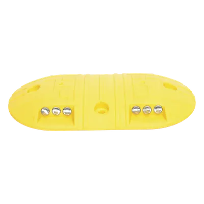 Boya vial AccessPRO AC22-12BY de plástico para delimitar carriles