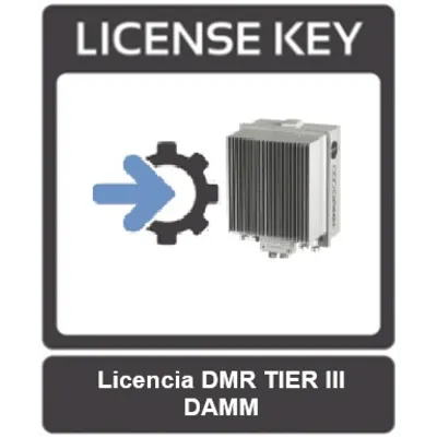 Licencia DMR Tier III / Comunicación de Voz y Datos Simultáneos / Para Estación Base BS422