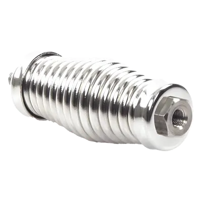 Resorte para antena CB / Acero inoxidable / 4" (0.33 ft) / Rosca 3/8" x 24 hilos