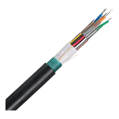 Cable de Fibra Óptica / 96 Hilos / Monomodo OS2 / OSP Planta Externa / Armadura de Acero Corrugado / Bloqueo de Agua en Seco / 250 µm