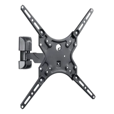 Soporte de pared para pantallas de 32-60 pulg. (81.28-142.24 cm) / VESA desde 100 x 100 hasta 400 x 400 / Carga Máxima 25 kg (55 lb) / Extensión 226 mm / Inclinación +10° / Instalación Hook-and-Hang / Acabado Epoxíd