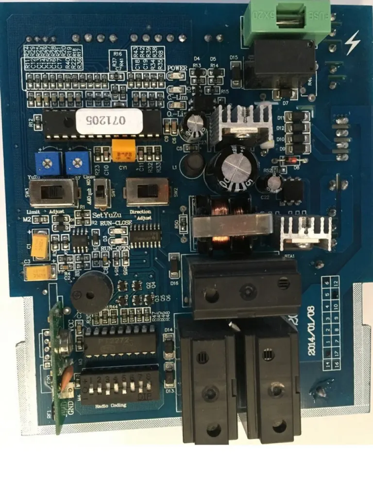 Panel de control WEJOIN WJKMP202MB para motor deslizante con entradas de control