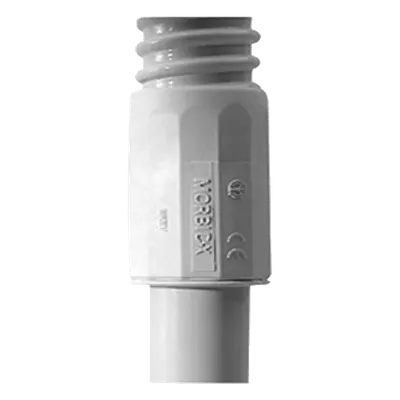 Conector Rígido a Flexible / PVC Auto-Extinguible / 20 mm / IP65 / -24°C a 60°C / 0.66 ft