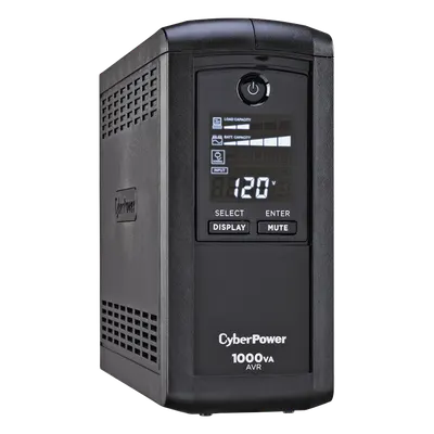 UPS CyberPower CP1000AVRLCDA de 1000 VA con pantalla LCD