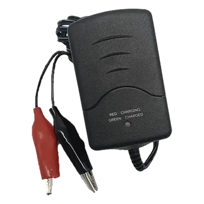 Cargador de Baterías SLA/VRLA / 12V / 2 a 5Ah / Doble Velocidad Automática / Entrada Universal 100-240VCA / Pinzas de Cocodrilo