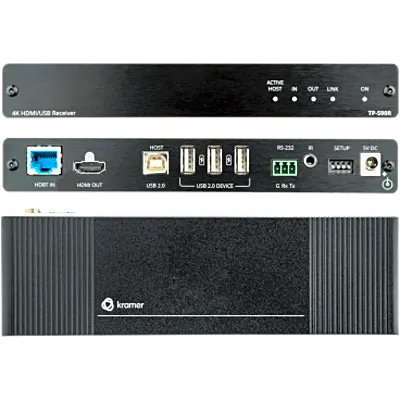 Transmisor HDMI 4K60 4:2:0 | HDBaseT 2.0 | USB 2.0 | RS-232 | IR Bidireccional | Alcance 40 m (131.2 ft) a 4K60 | 70 m (229.7 ft) a 1080p | HDCP 2.3 | EDID | CEC | DemiTOOLS