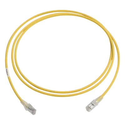 Patch Cord Cat6 UTP / CM-LS0H / 2.13 m (7 ft) / 26 AWG / 250 MHz / PoE++ / Amarillo