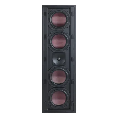 Bocina de pared / 4 woofers fibra de carbono 6.5'' / Tweeter titanio 1'' / 250W / 91dB / 36Hz-20kHz