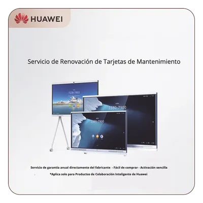 Tarjeta de Servicio de Mantenimiento / Reemplazo Anticipado de Hardware / Soporte Técnico 9x5 / Para IdeaHub IHS2-65SA, IHB2-75PB e IHB2-86PB