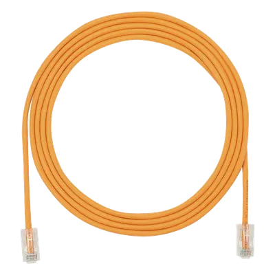 Cable de Parcheo / Cat6A / 28AWG / CM-LSZH / 0.91 m (3 ft) / Naranja