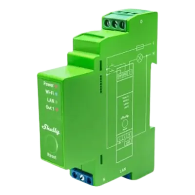 Regulador inteligente Shelly Pro Dimmer 1PM para iluminación