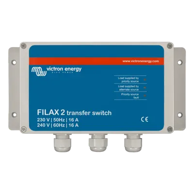 Conmutador de Transferencia / Conmutación 16 ms / IP65 / 110-240V 50/60 Hz / LED Indicadores