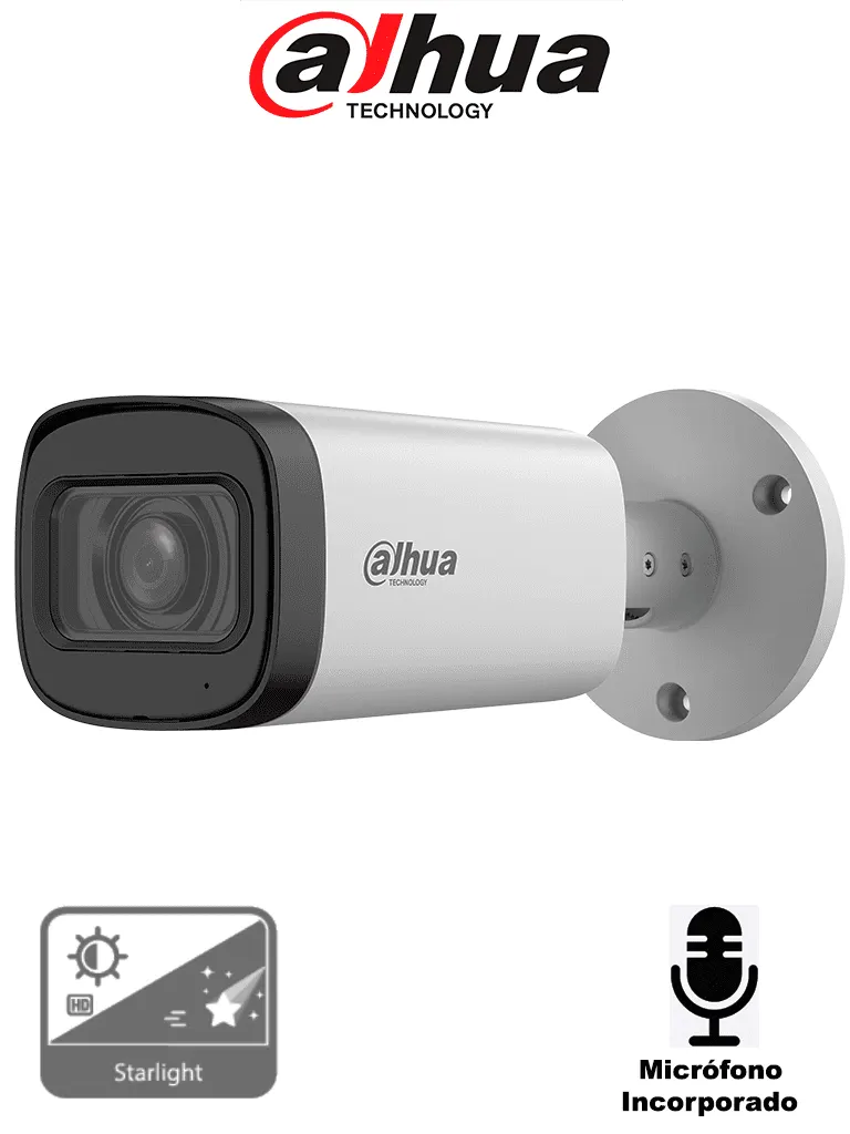Cámara bullet Dahua DH-HAC-HFW1500RN-Z-A de 5 MP con lente motorizado