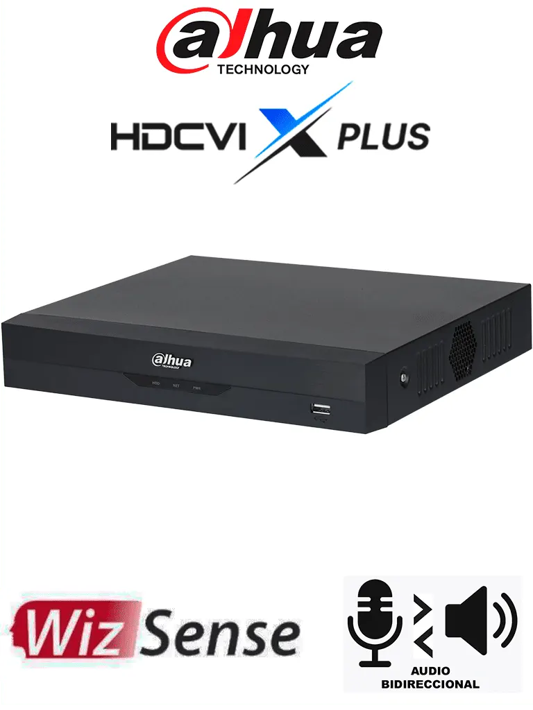 DVR 4K Dahua DH-XVR5108HS-4KL-I3/T de 8 canales con WizSense