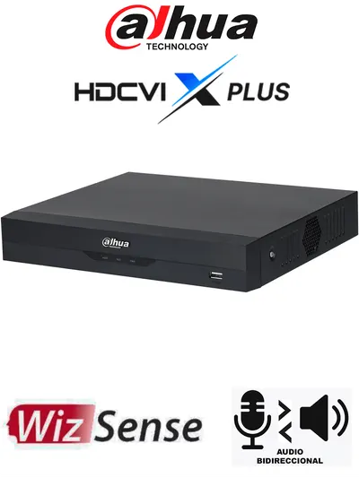 DVR 4K Dahua DH-XVR5108HS-4KL-I3/T de 8 canales con WizSense