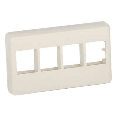 Placa modular PANDUIT NK4MFIW para 4 módulos Keystone