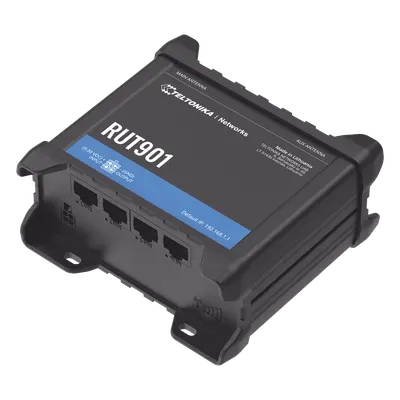 Router industrial Teltonika RUT901 LTE 4G con doble SIM y WiFi