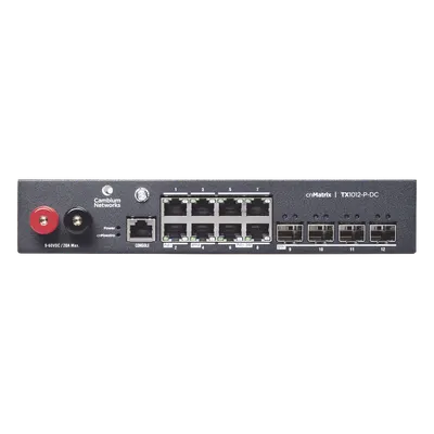 Switch / 8 Puertos PoE / 4 SFP+ / 170 W PoE / Capa 2 / Gestión On-Premises / DC