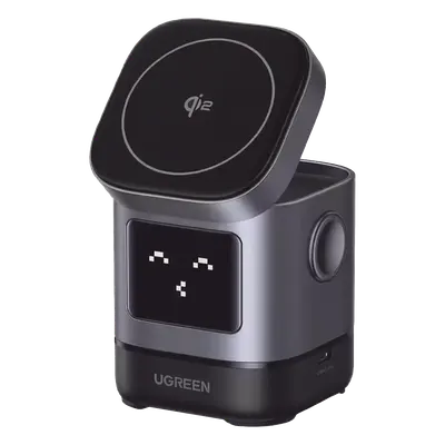 Cargador inalámbrico UGREEN 45775 Qi2 de 15 W con triple carga