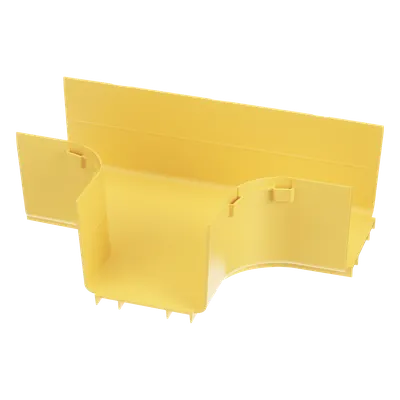 Accesorio en T horizontal PANDUIT FRT4X4LYL para canaleta 4x4