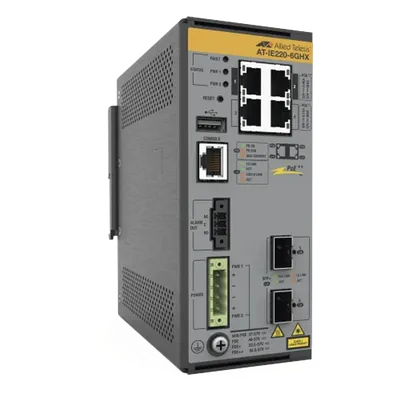 Switch Industrial L2+ / 4 Puertos PoE++ 95W / 2 SFP+ 10G / Sin Ventilador / -40°C a 75°C / UL 2043