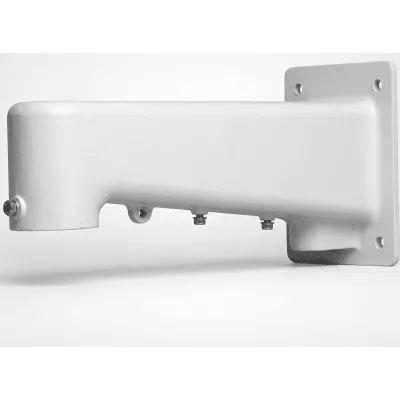 Soporte de Pared para Cámara Bala / Aluminio / Rosca 1-1/2" NPT / Interior y Exterior / Perfil Compacto 222.7 mm (8.77 in)