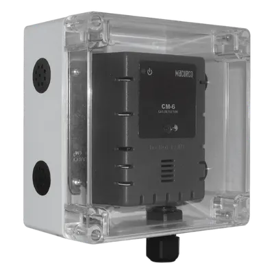 Carcasa Protectora Macurco WHK-1 para Detector de Gas, Policarbonato UL y Transparente