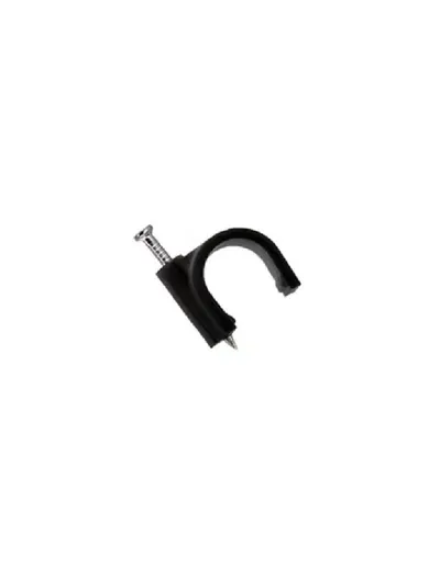 Grapas para cable redondo OEM LMG-NCC-7mm-BK100 de 7 mm, negras