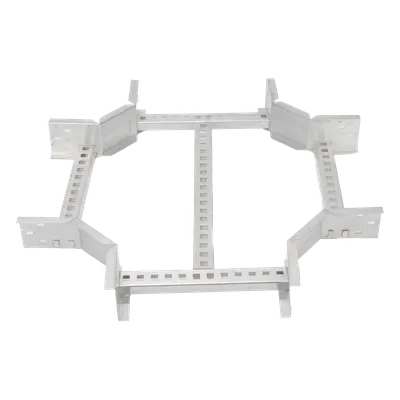 Derivación "X" Horizontal de Aluminio Perfil Z / Peralte 3 1/4" / Ancho 12"/ Radio 8" / Incluye Tornillería (CHXHEZ314R8X12AK)