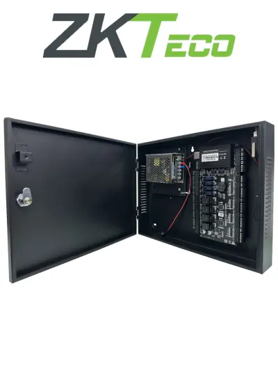 ZKTECO C3400Plus - Panel de control de acceso RFID, 4 puertas, 8 vías, capacidad para 100,000 usuarios y tarjetas, códigos QR dinámicos, Push SDK