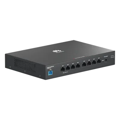ONU Switch PoE / 8 Puertos Gigabit PoE+ / 1 PON GPON 2.488 Gbps / 120 W / Modo Puente / Administración Nube