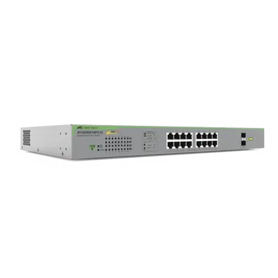 Switch PoE+ WebSmart / 16 Puertos Gigabit / 2 Puertos SFP Combo / 185 W / 36 Gbps