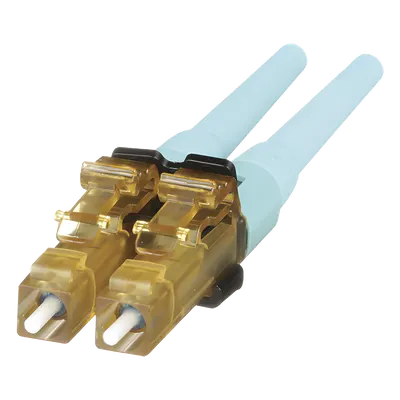 Conector de fibra óptica PANDUIT FLCDMCXAQY LC dúplex OM3/OM4