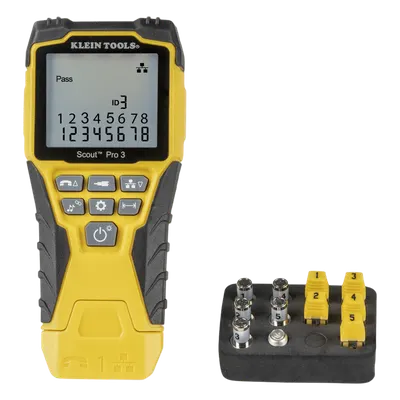 Probador de cables Klein Tools VDV-501-851 Scout Pro 3 con LCD