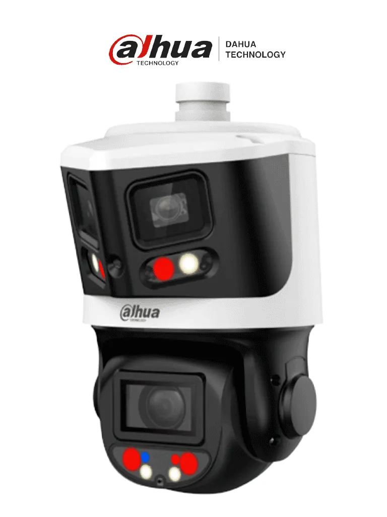 Cámara PTZ Dahua DH-SDT3E410-8P-MB-A-PV1 8MP+4MP con zoom 10X