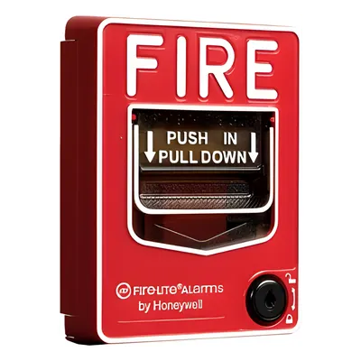 Estación Manual de Alarma FIRE-LITE BG-12LX - Doble Acción y Direccionamiento Integrado