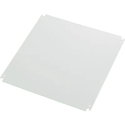 Panel de Montaje Concept / Acero Dulce / 10.2x10.2 in (259x259 mm) / Blanco / Calibre 12ga / para Gabinete 12x12 in