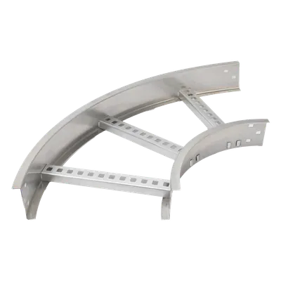 Curva horizontal CHAROFIL CHC908R8X12AK de aluminio, 90° y 12 pulgadas