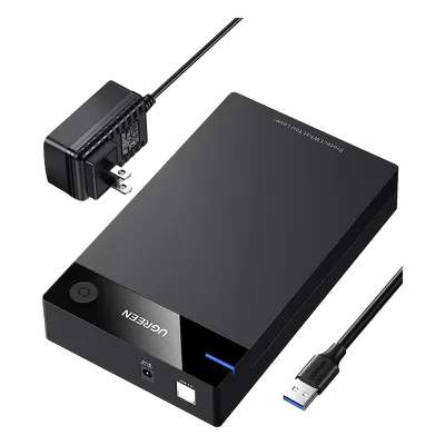 Enclosure UGREEN 50423 para HDD de 3.5 y SSD de 2.5 pulgadas