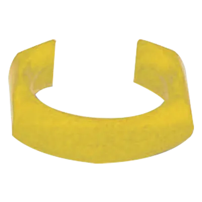 Clip de Identificación para Patch Cord / Color Amarillo / Bolsa 25 Piezas / UL Listed / -10°C a 60°C