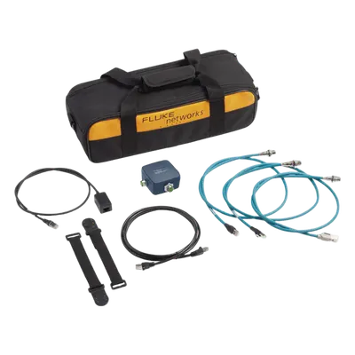 Kit de Adaptadores de Conexión Industrial / Compatible con Verificadores de Cableado / Incluye Patch Cords Cat6A, M12X y M8D