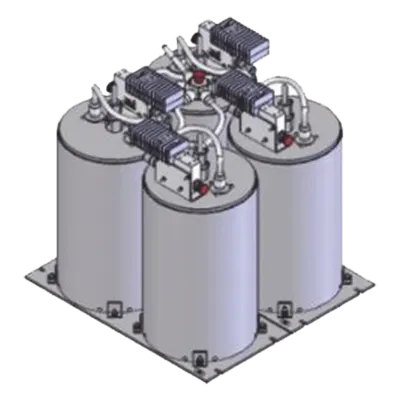 Combinador / 4 Canales / 430-470 MHz / Rack 19" / 125 W / N Hembras / 1.6 ft Altura