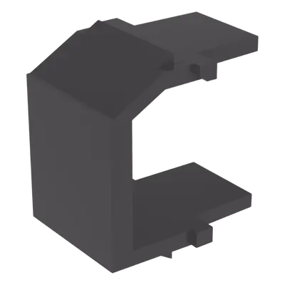 Módulo ciego PANDUIT NKBMBL-X para un espacio Keystone, negro