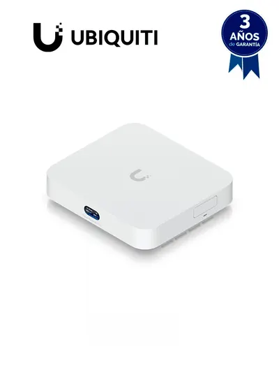 Gateway UniFi UCG-MAX con puertos 2.5 GbE y gestión de red